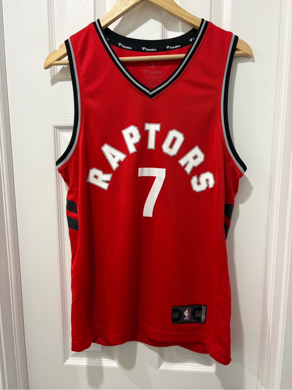Toronto Raptors Kyle Lowry #7 Red Basketball Jersey - Fanatics Small men’s 2019